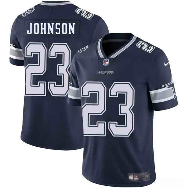 Men's Dallas Cowboys #23 Buddy Johnson Navy Blue 2025 Vapor Untouchable Limited Stitched Football Jersey